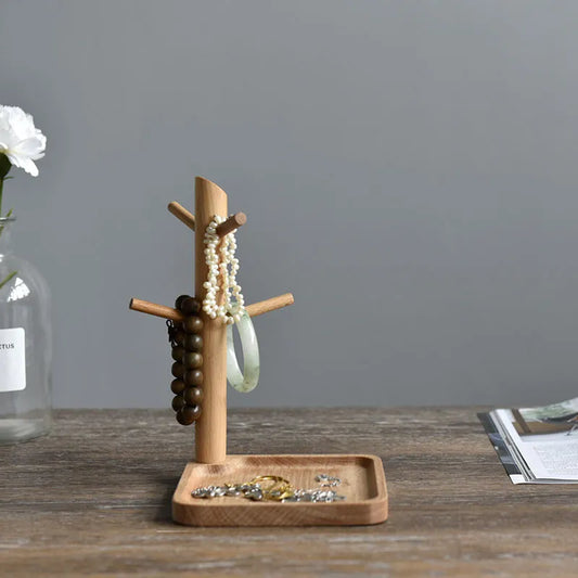 スペース収納術 | 北欧風玄関用木製キーラック・ジュエリーホルダー・カップラックデスク用収納ディスプレイ