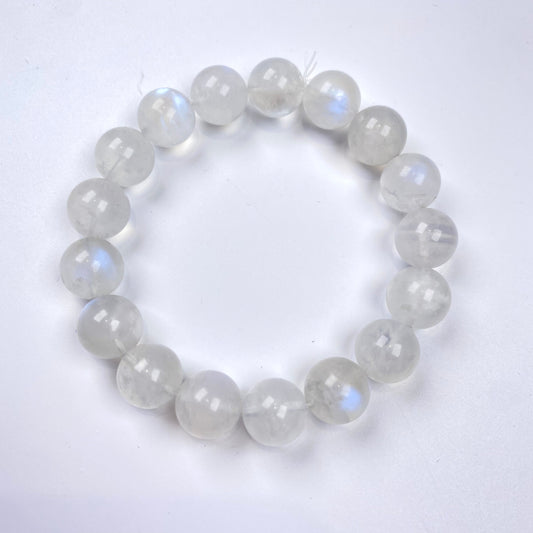 「氷藍幻影」天然ブルームーンストーンブレスレット
