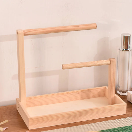 デスクトップブレスレット収納スタンド | 多機能収納・文玩手串木製ラック