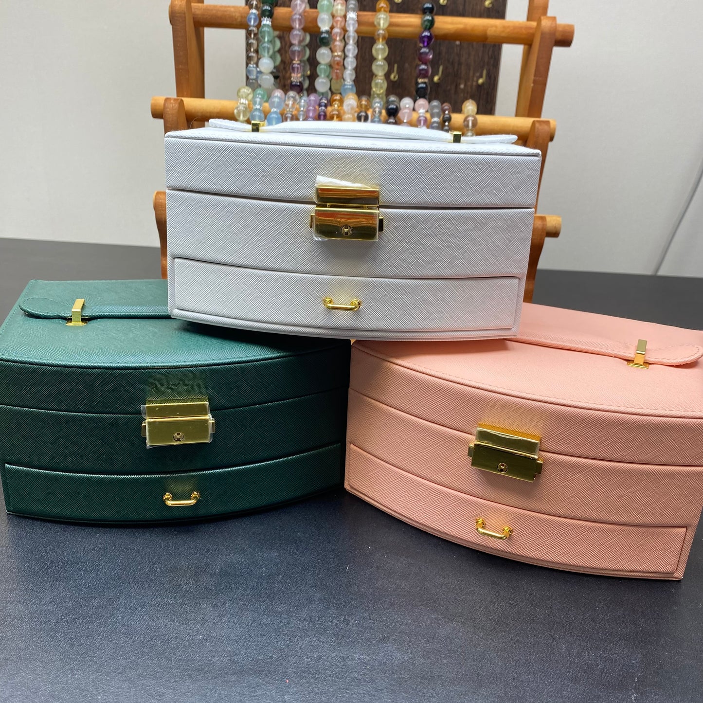 ミニマルデザインジュエリーボックス | 携帯便利・多機能収納