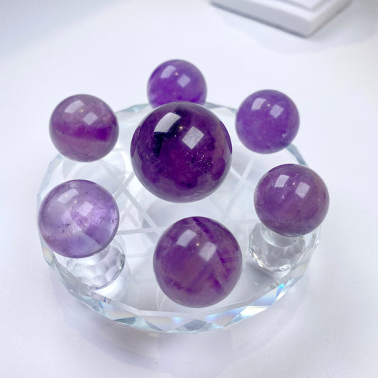 天然ホワイトクリスタル 七星陣 | 招財・エネルギー集約・風水置物