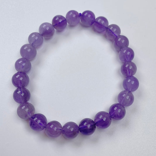 「霊性の冠」天然アメジストブレスレット