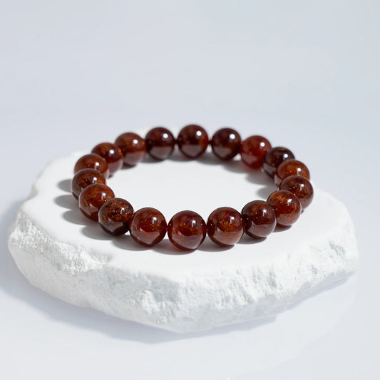 エンバー・グロー - オレンジガーネットブレスレット