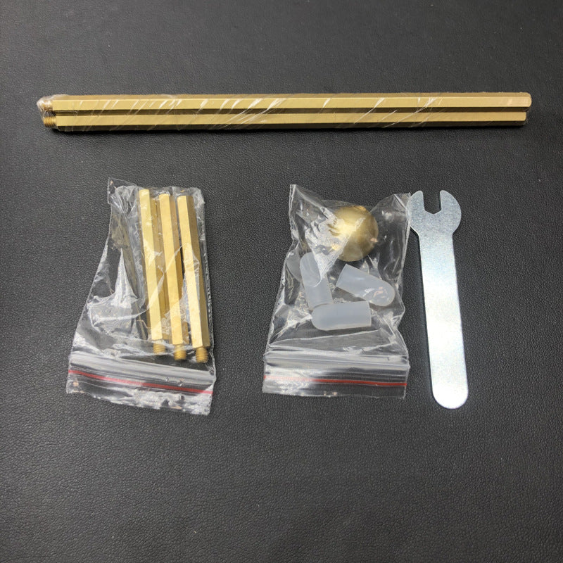 真鍮ジオードスタンド - 調整可能な鉱物ディスプレイ&ポータブルベース