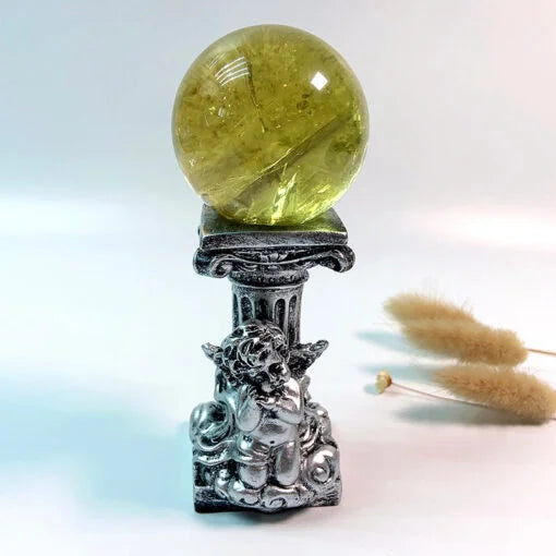 ロマンアンジェルレジンスタンド:クリスタルボールホルダー&ディスプレイ台座